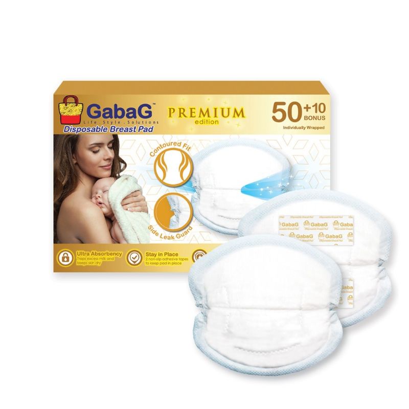 Gabag Premium Disposible  Breast Pad Menyerap Asi isi 10 Pcs