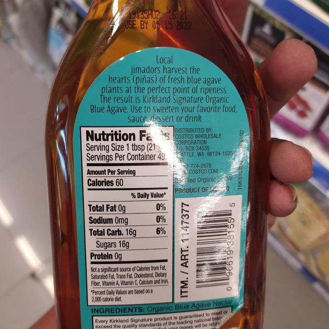 

✅Diskon kirkland signature organic blue agave 1kg ⭐⭐⭐⭐⭐