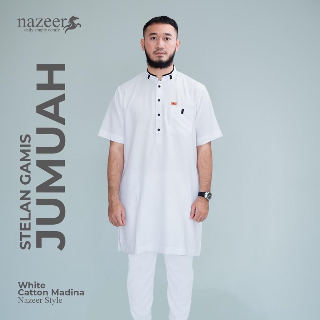 SETELAN GAMIS PRIA JUMUAH / GAMIS SETELAN CELANA / BAJU KOKO PRIA LENGAN PENDEK / SETELAN CELANA BAJ