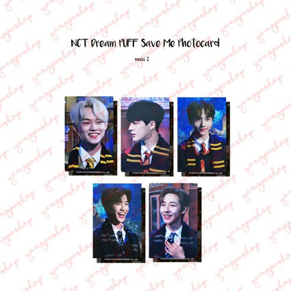[READY / SET] DREAM PUFF SAVE ME NDRE PHOTOCARD FAN MADE UNOFFICIAL YANGPASHOP JENO JAEMIN JISUNG