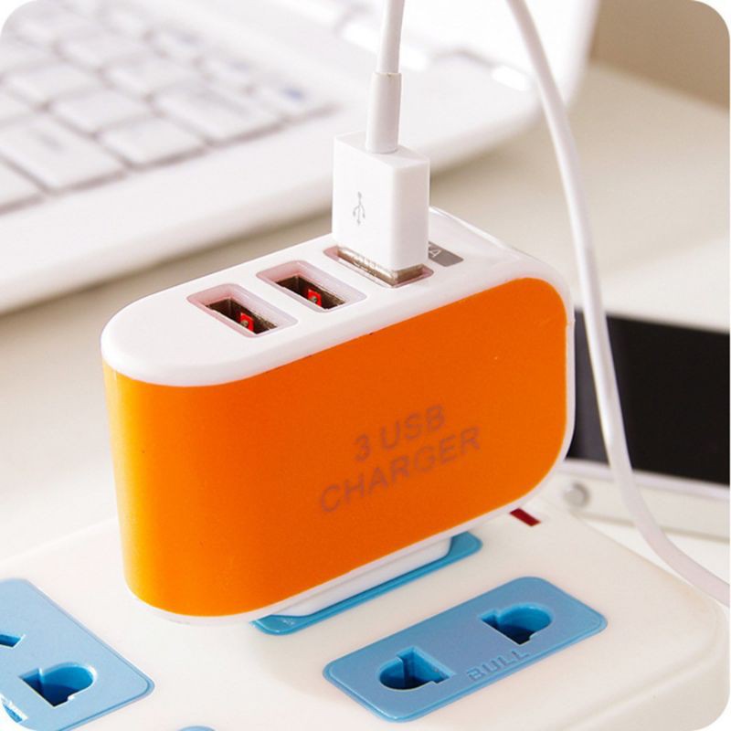 KEPALA CHARGER 3 IN 1 UNIVERSAL