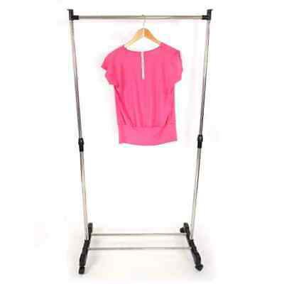 Single Stand Hanger Dengan 4 Roda / Rak Handuk / Rak Serbaguna / Rak Portable / Gantungan Berdiri