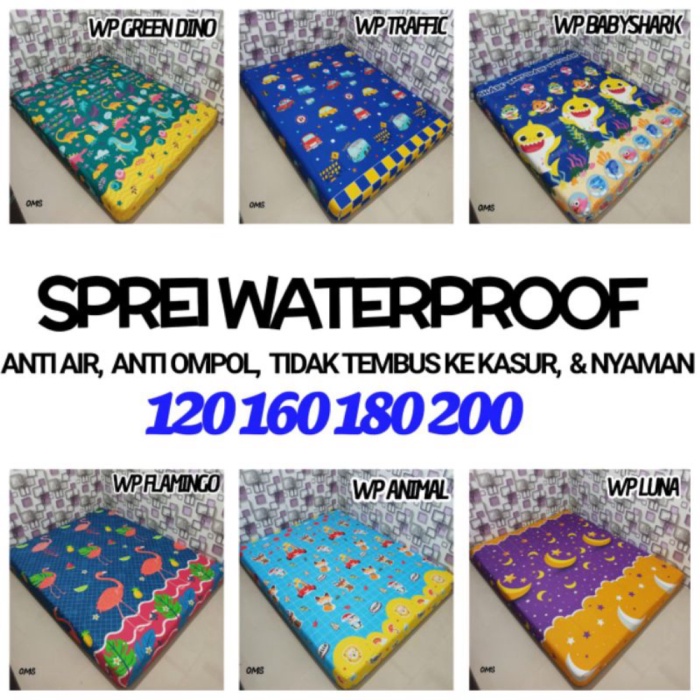 Unik Sprei waterproof motif murah  Sprei anti ompol sprei murah Murah