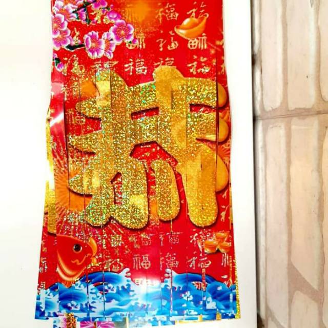 Garland Gong Xi Fa Cai Murah Tulisan Tempelan Pintu Chinese New Year