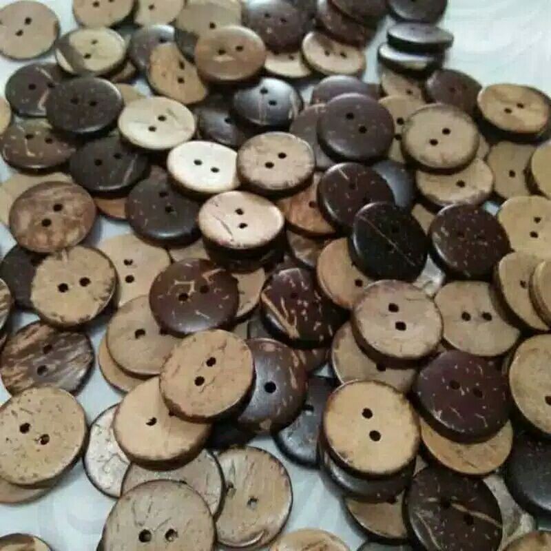 Kancing baju gepeng Batok 21mm isi 200pcs