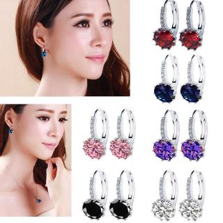 Anting Tusuk Lapis Silver Desain Bunga  Matahari Hias  