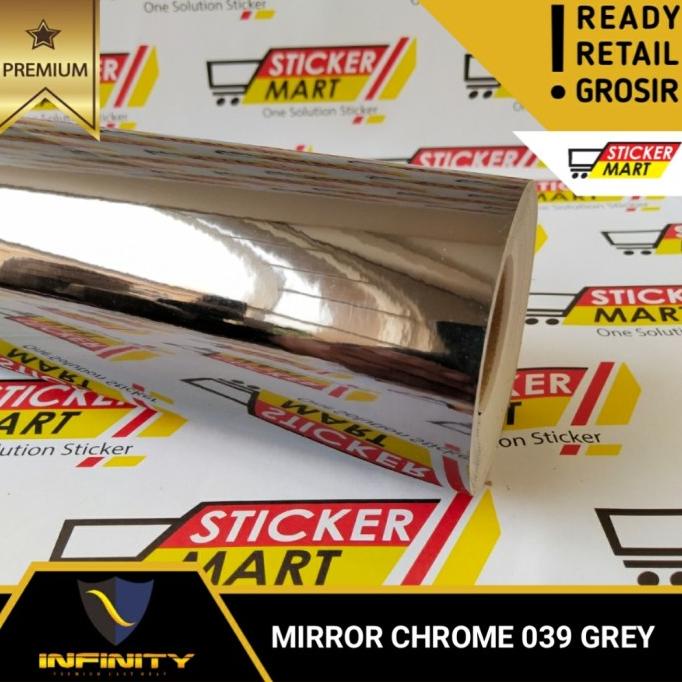 Sticker Protective Lis Grill Chrome Mobil Motor Silver / Black Chrome