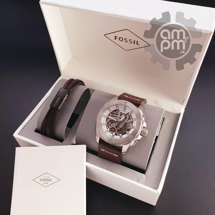 Suplier Jam & Gelang Fossil Modern Machine Automatic ME3083 Original