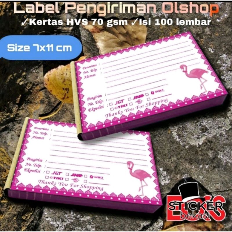 

Label Pengiriman Olshop Isi 100 Lembar
