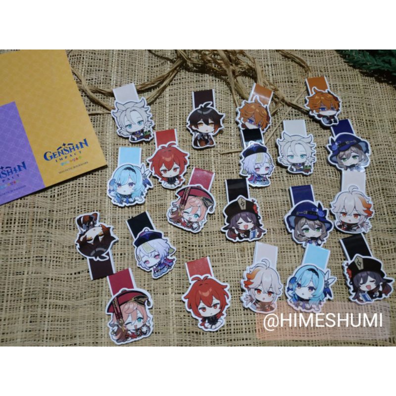 

[CLEARANCE SALE] Magnetic Bookmark Genshin Impact
