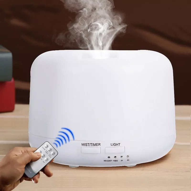 Humidifier Aroma Diffuser Aromatherapy Colorful Lamp 7 led Remote Control-3