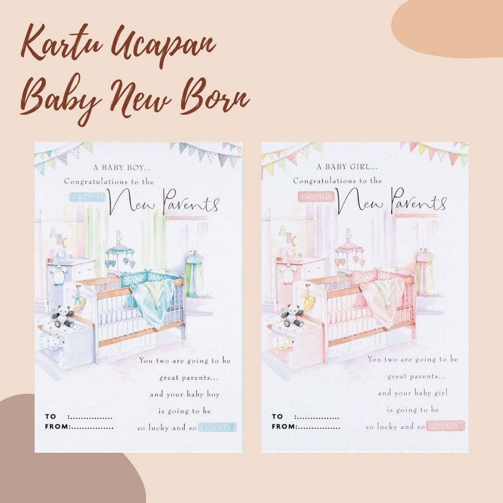 THANKS CARD KARTU UCAPAN BABY NEW BORN  BAYI BARU LAHIR part 3 by Gioshi.Store