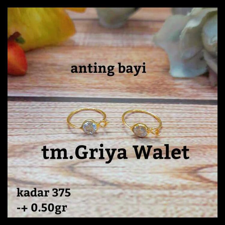 MURAH ANTING BAYI EMAS KADAR 375 AD PALING LARIS