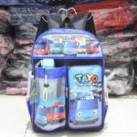 TAS SEKOLAH RANSEL ANAK KARAKTER LUCU BESELLER FREE BOTOL MINUM