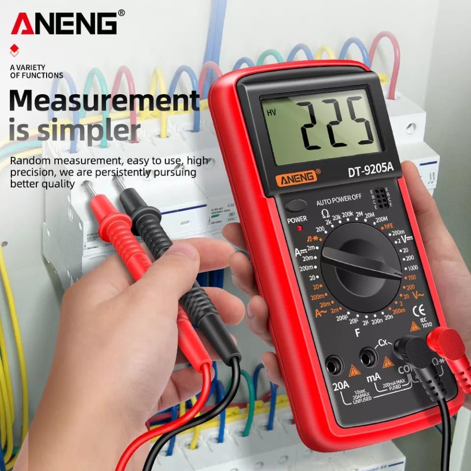 New Multimeter Multitester Avometer Digital Analog Terbaru Bukan Fluke Sanwa Constant Zotek DT9205A