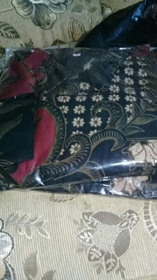 [full Ffurin] Kemeja Batik Pria Lengan Panjang Motif Jayanegara Bahan Katun Halus Sragenan