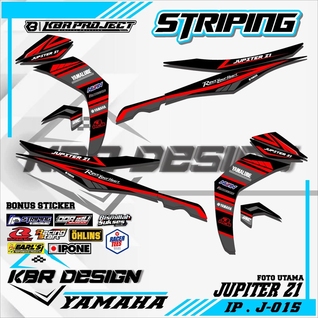 JUPITER Z1 (COD) STICKER STRIPING MOTOR JUPITER Z1.15
