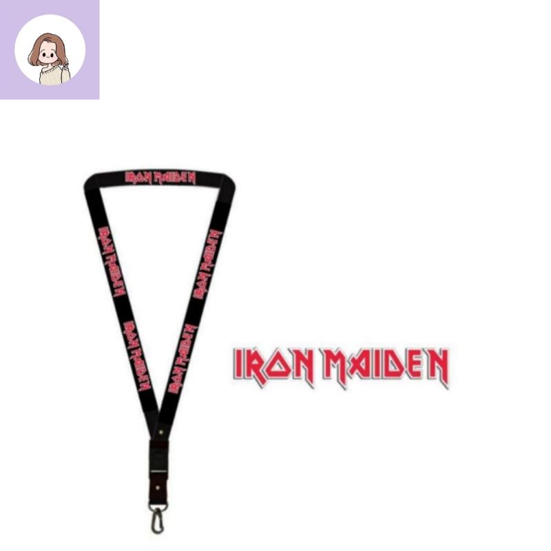

Lanyard IRON MAIDEN gantungan kunci BAND / tali lanyard gantungan leher id card name tag kartu nama / pods