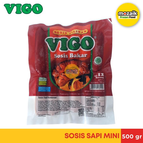 

Vigo Sosis Mini Sapi 500 gr-Sosis Bakar/Frozen Mart/Frozen Food Palembang