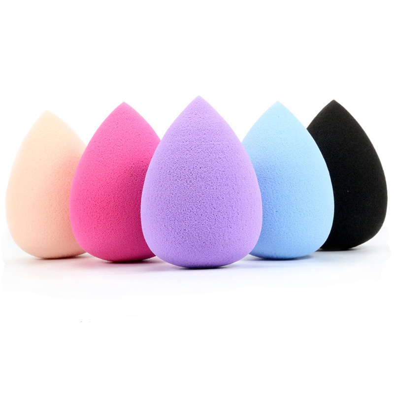 Beauty Sponge Blender Teardrop / Make Up Tools / Spons Blender/ Spons Foundation Pembersih Waterdrop Makeup Blender Sponge Cosmetic Puff Super Soft Facial Flawless Powder Cream Cosmetic Puff Foundation Make Up