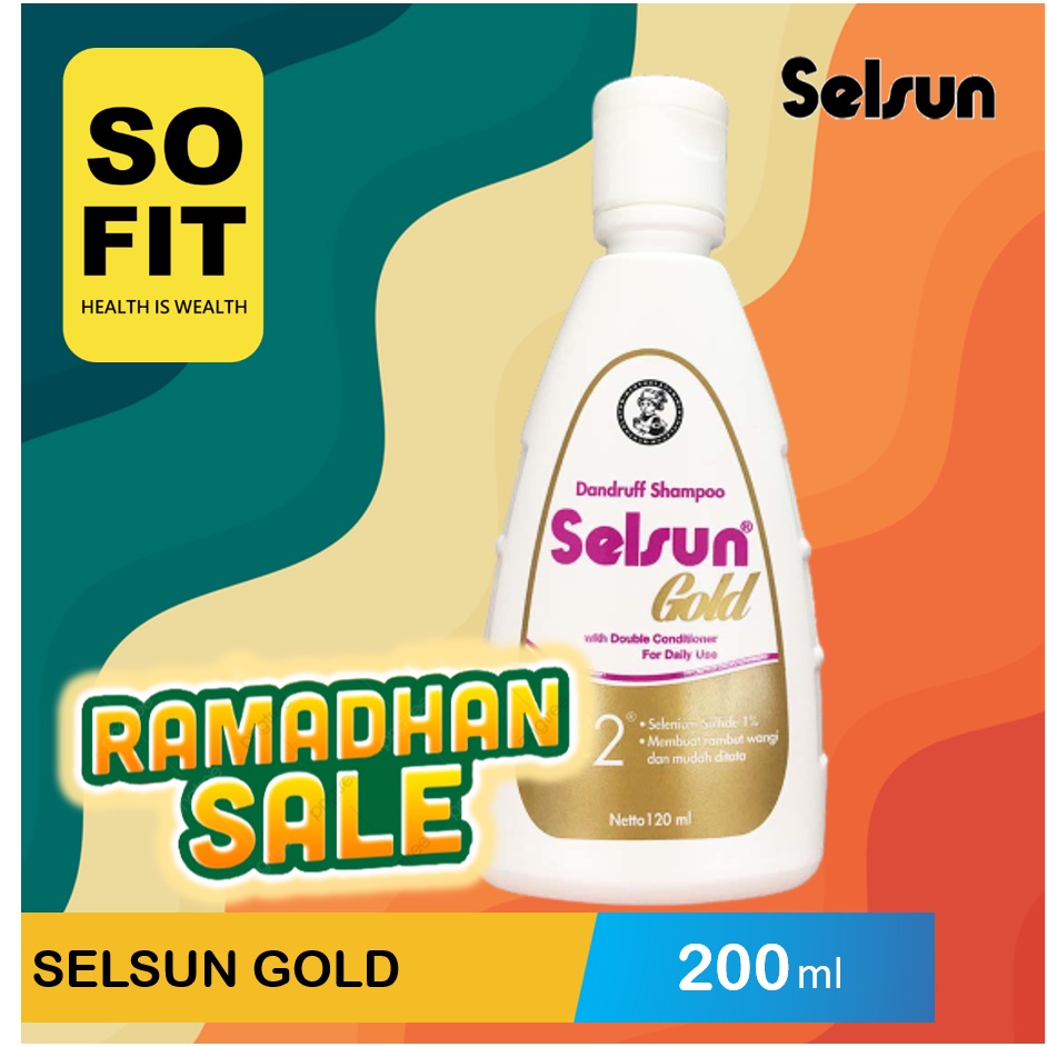 Selsun GOLD Shampoo 200ml / Selsun Shampoo / Selsun Shampo