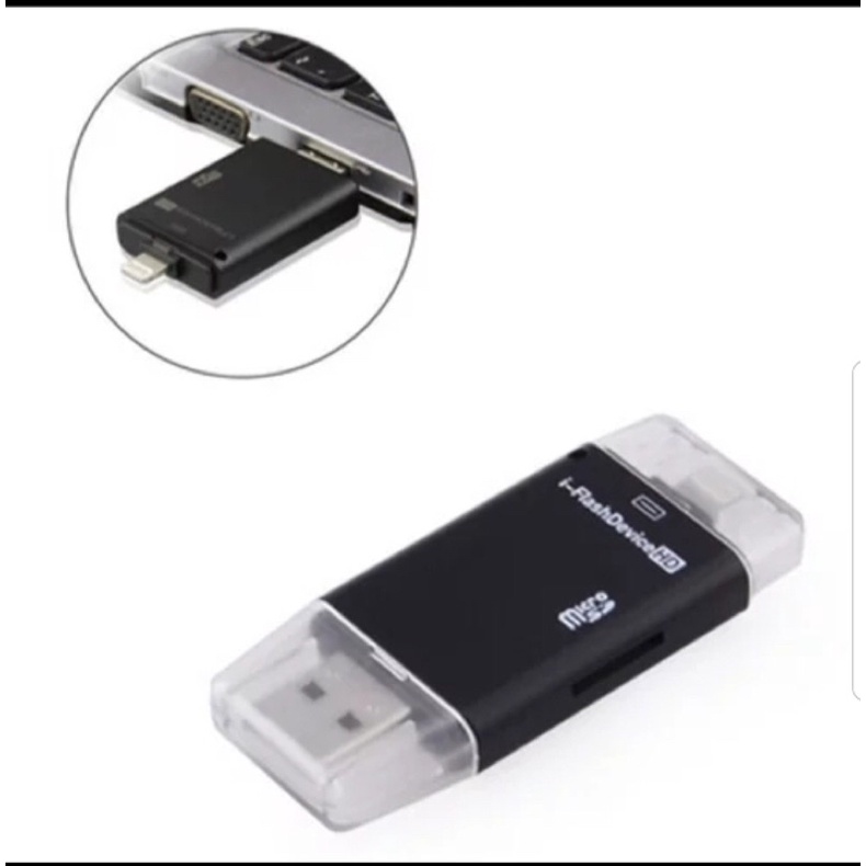 I-FLASH DEVICE HD SD CARD READER OTG IPHONE STORAGE