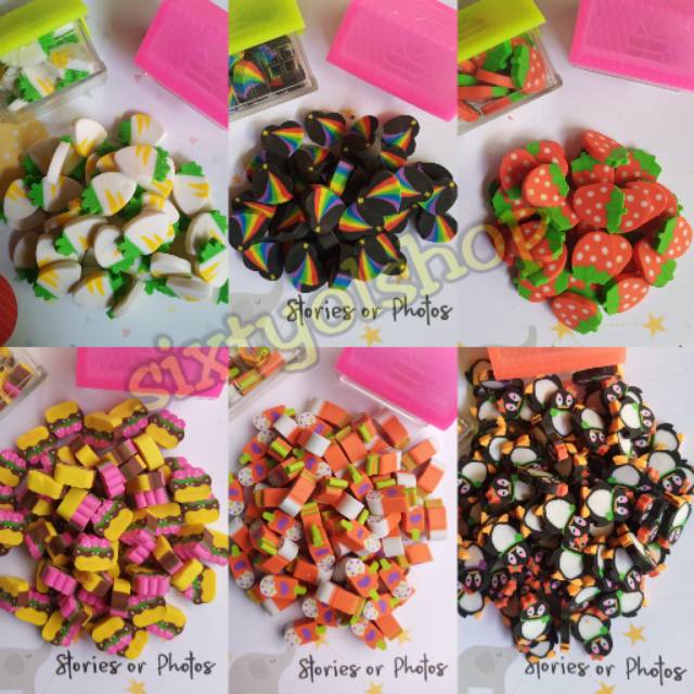 

Sixty Penghapus Mini Candy Karakter Murah