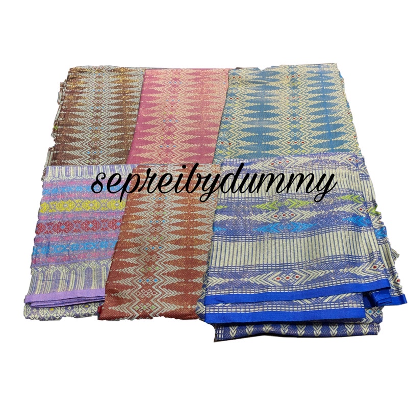 KAIN SONGKET SET SELENDANG THAILAND /BAHAN SONGKET SELENDANG THAILAND untuk kebaya manten pernikahan