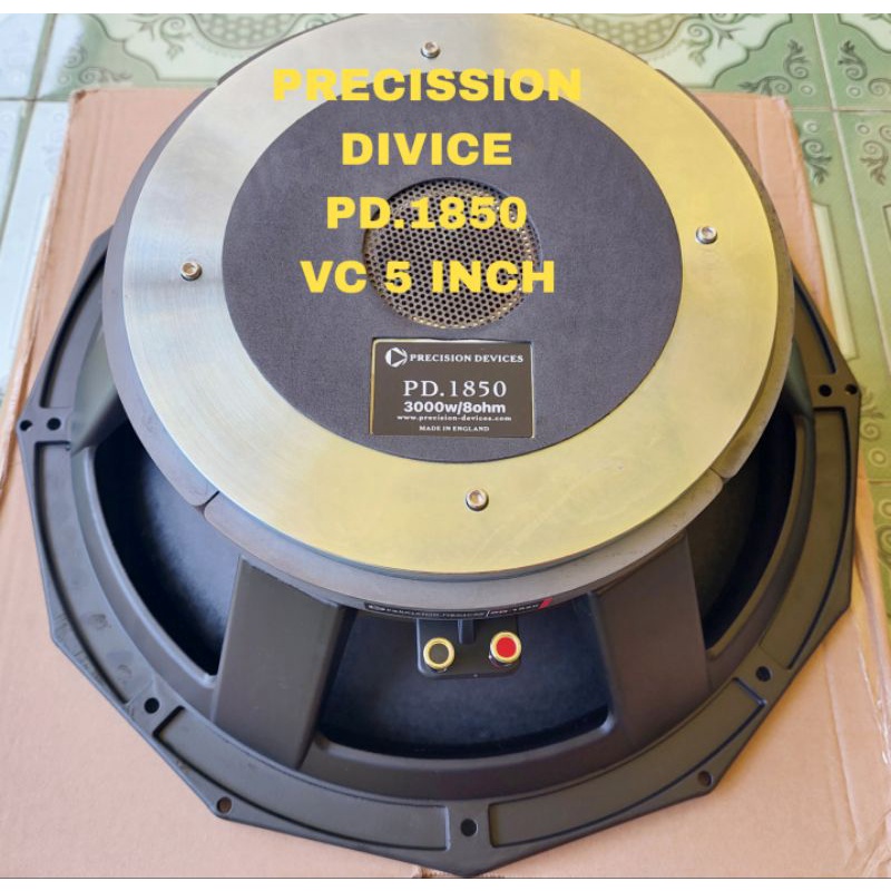 SPEAKER SUBWOOFER 18 IN PRECISSION DIVICE PD.1850