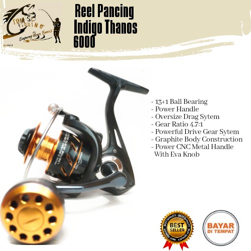 Reel Pancing Thanoz 6000 (13+1 Bearing) Power Handle