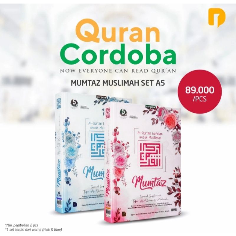 

Cordoba Mumtaz Muslimah Set A5 ( 1 Set 2 Pcs)