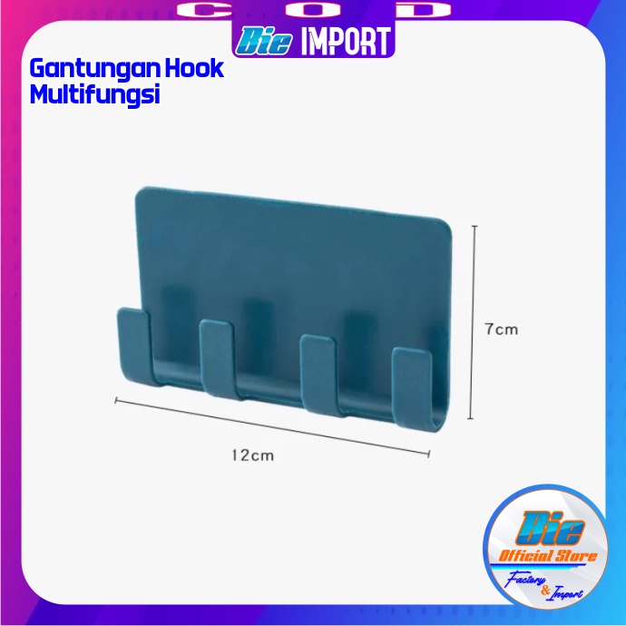 Holder HP Dinding Gantungan Hook Multifungsi Impor Best Seller