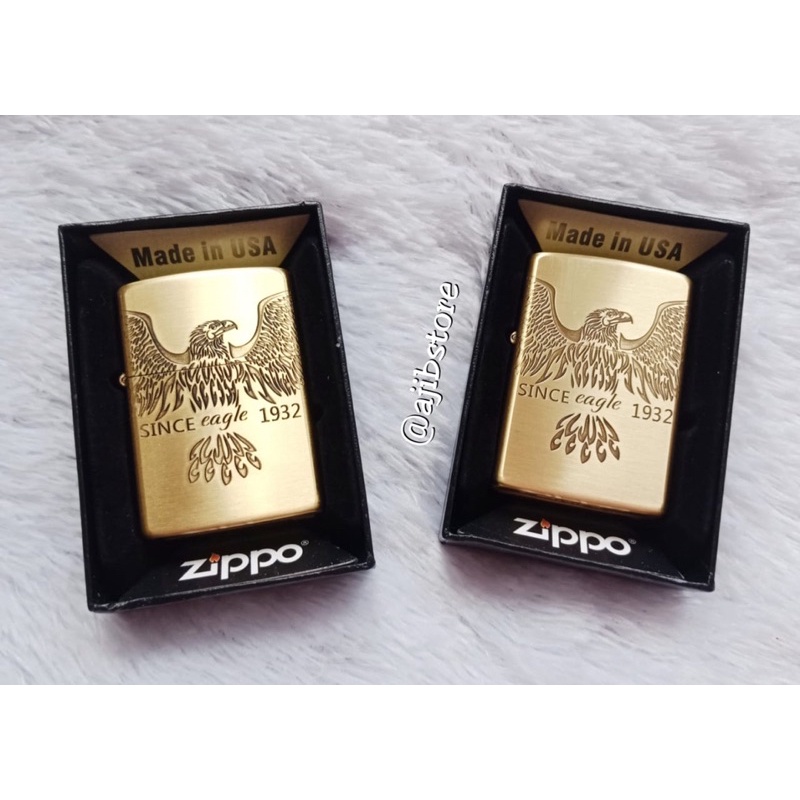 ZIPPO MATE GOLD MOTIF EAGLE LIMITED EDITION