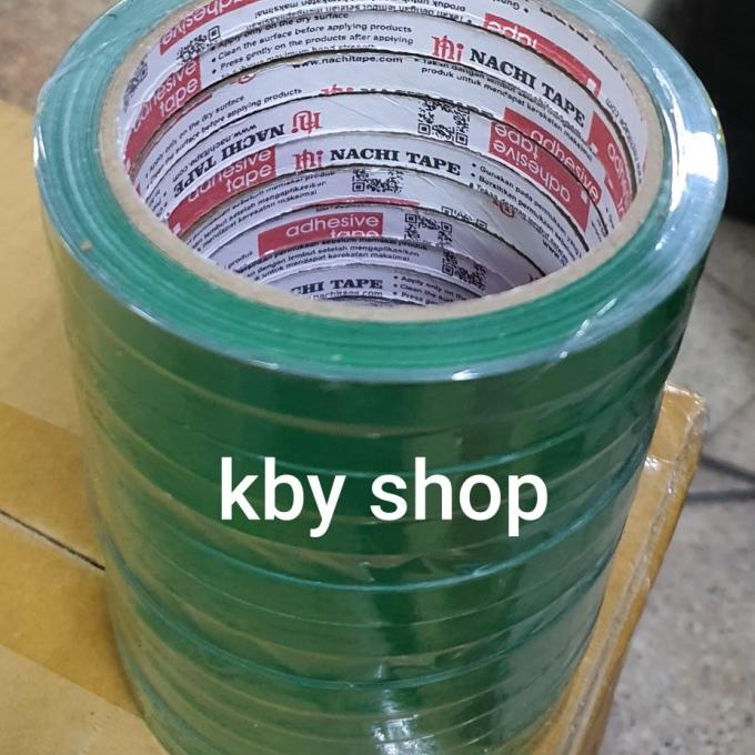 

Isolasi Buah ( Hijau ) Lem Kuat Selotip 9Mm Selotip Vynil Plastik Kode 1180