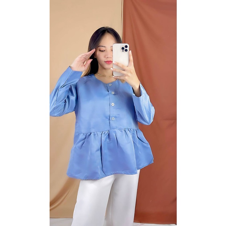 [12.12] RX FASHION - GIZA BLOUSE / ATASAN WANITA