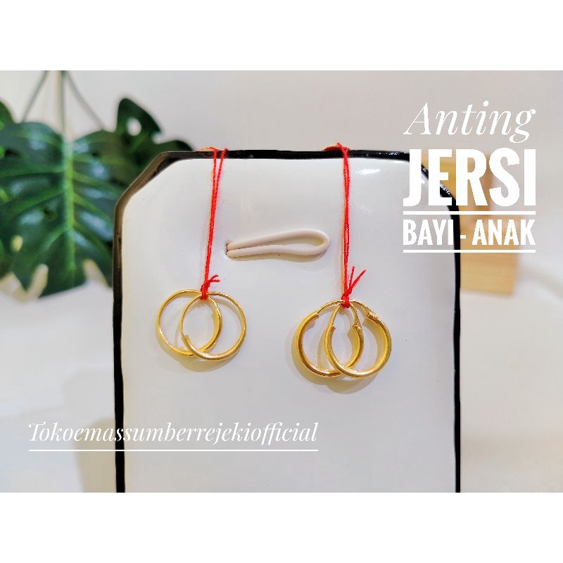 x6* anting jersi/anting jersi polos/anting/anting bayi/anting anak/anting baby/anting jersi bayi/ant