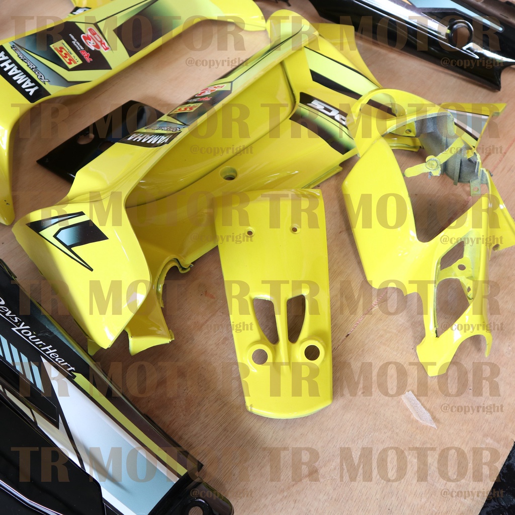 Cover Body Fizr F1zr Custom Kuning Full Set Halus Cover Bodi Yamaha Fiz r