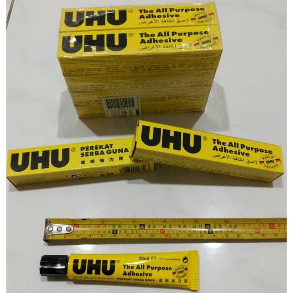 

Lem Cair UHU All Purpose Adhesive 20gr / 20ml / Glue / Perekat Segala