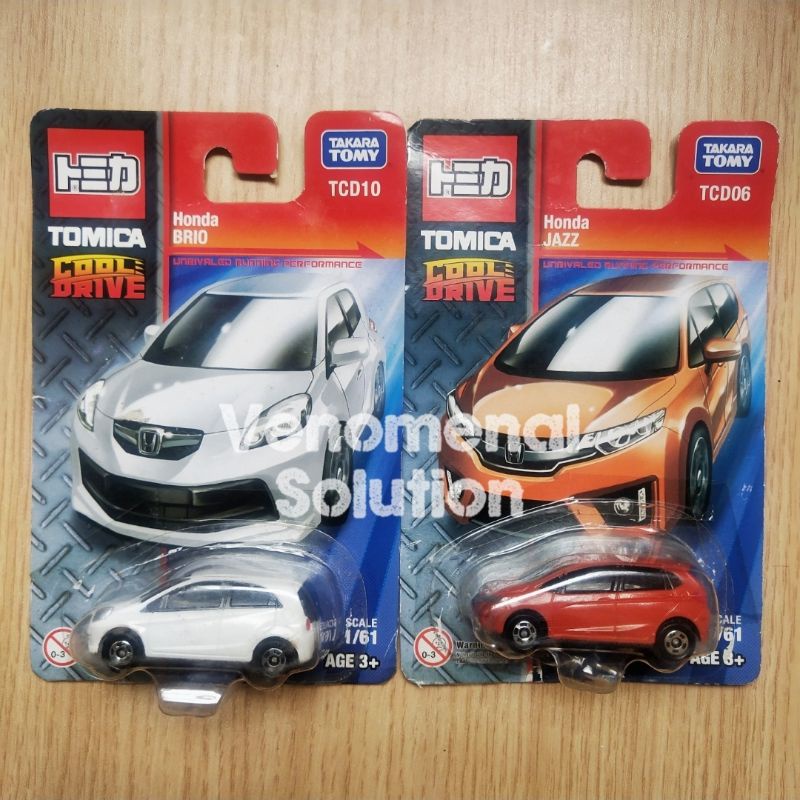 tomica honda brio tafta fit jazz cool drive