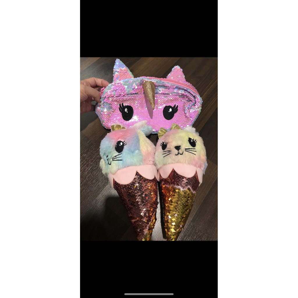 

Unicorn n bunny pencil case