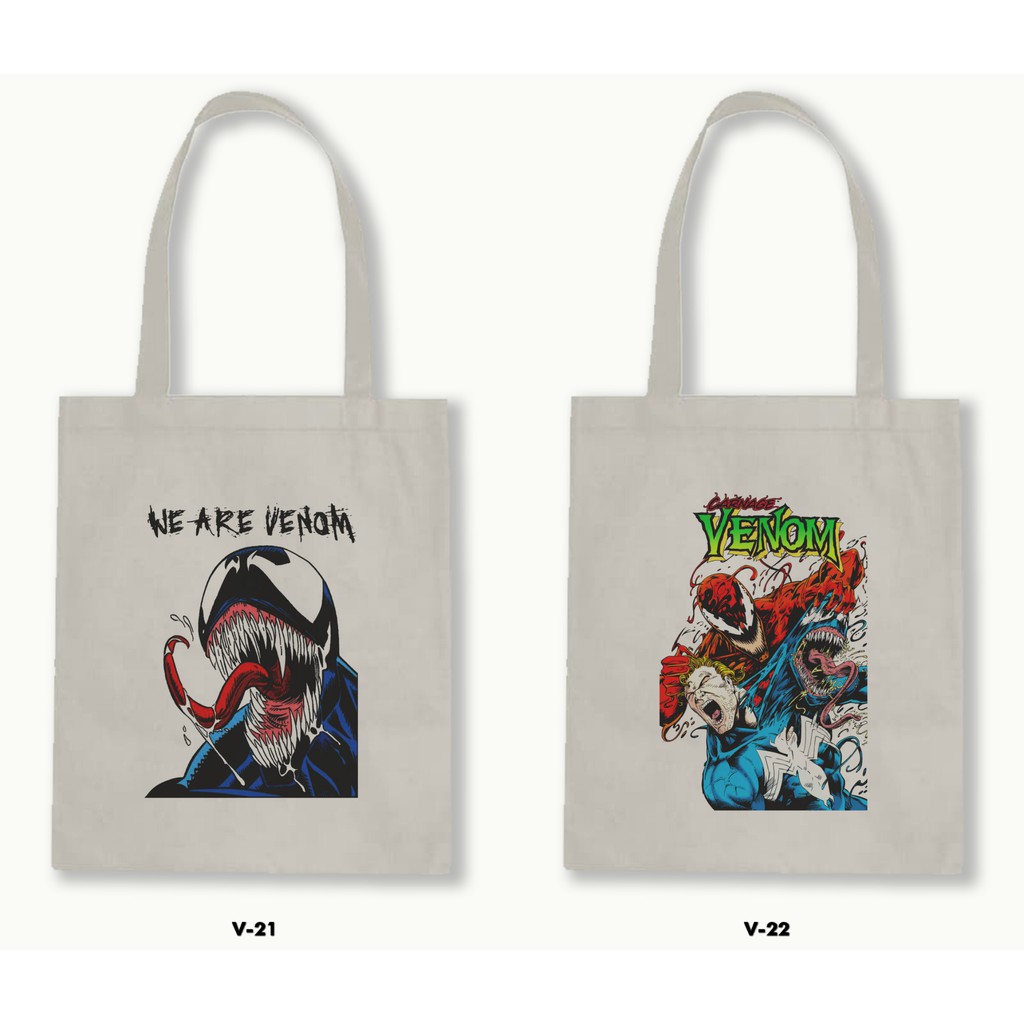 TOTE BAG BLACU -  VENOM .02