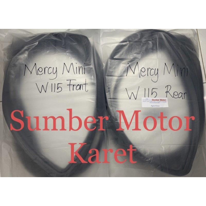 Karet Kaca Depan Dan Belakang Mercy Mini