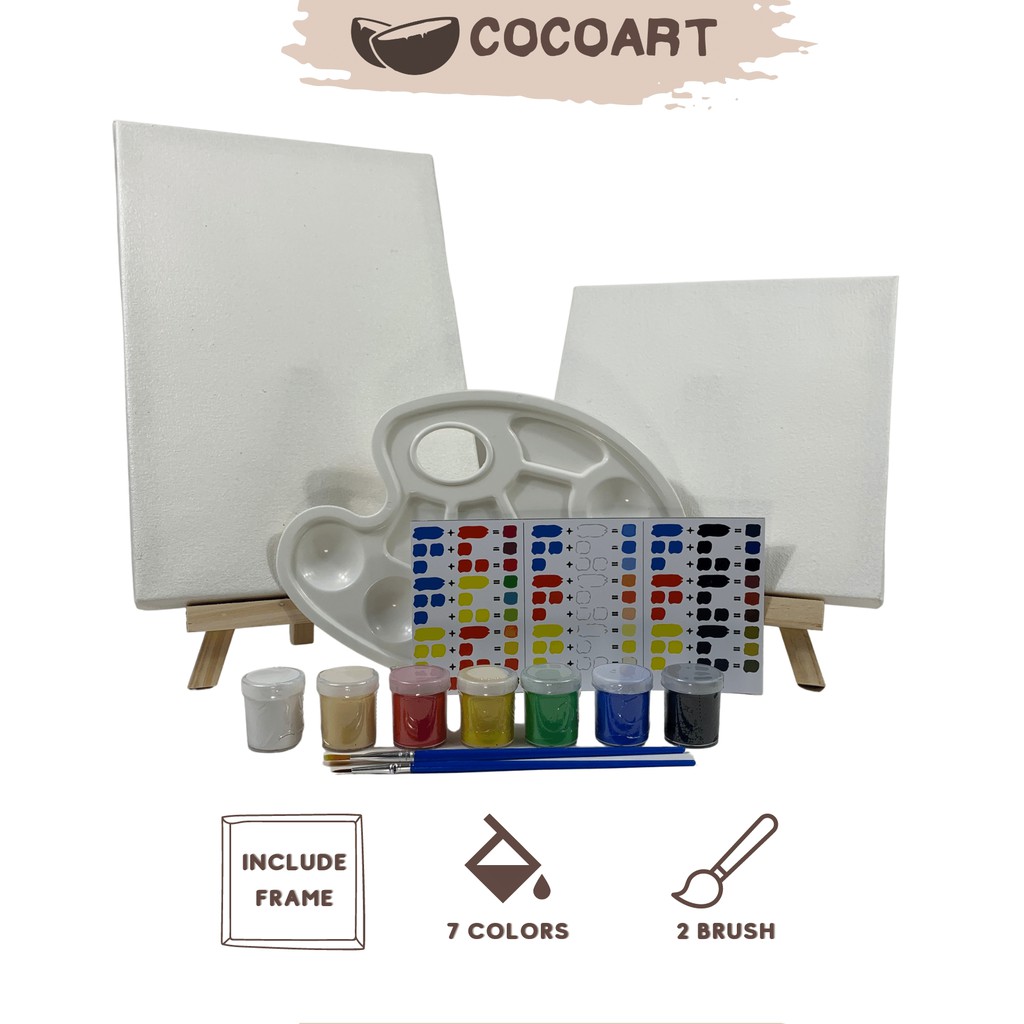 

Painting Kit - Cocoart.id I Kanvas 20 x 20 cm