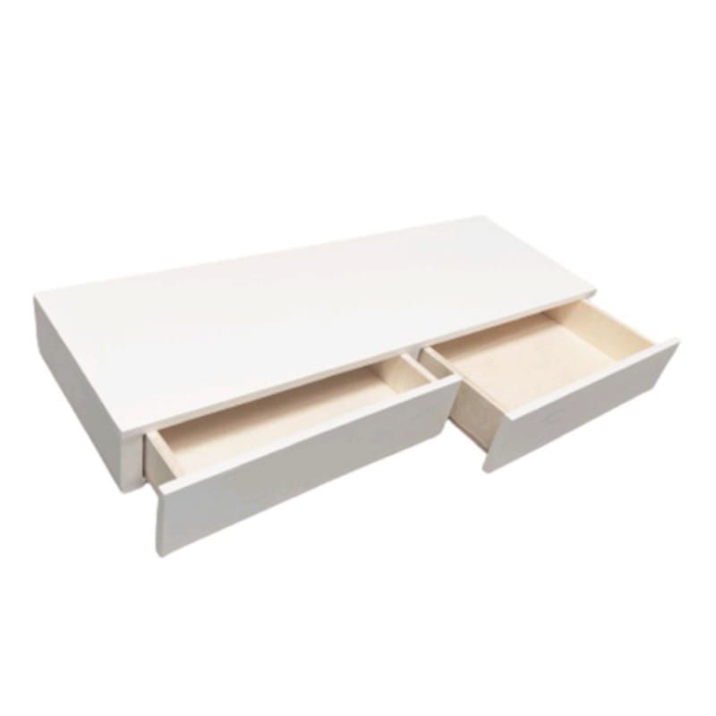 Meja Rias 60x20 Double Laci / Rak Laci Tempel Dinding Rak Meja Minimalis