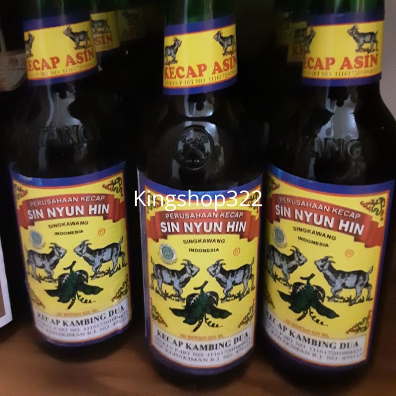 

kecap asin sin nyun hin 620 ml / kecap asin dua kambing / kecap asin sin nyun hin singkawang / kalimantan