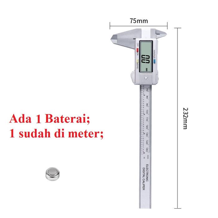 

Caliper Jangka 150MM Alat Ukur Jangka Penguasa Cali Meter Sigmat Tool Best Seller