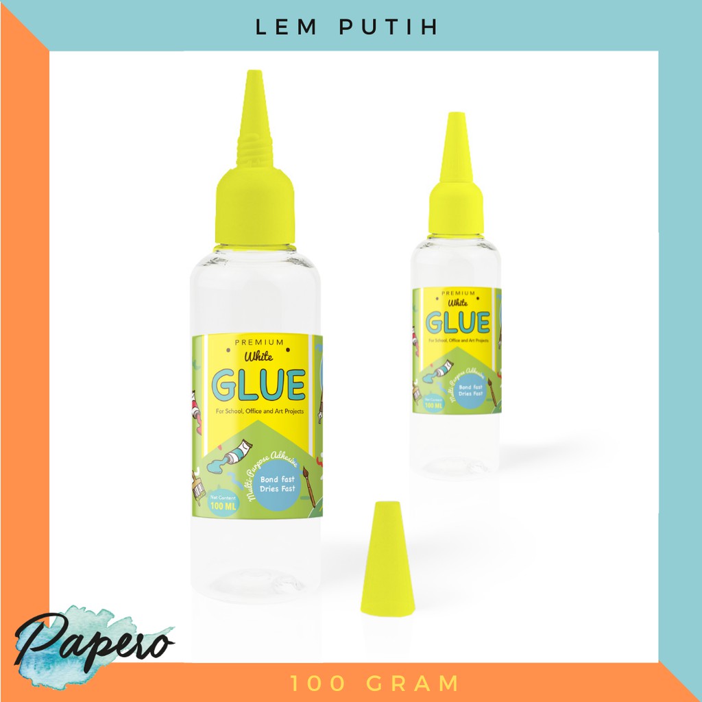 

Lem Kertas Putih 100ml Tutup Corong