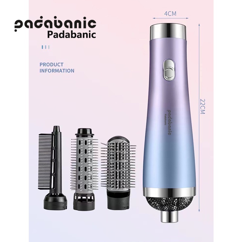 COD hair dryer Padabanic pengering rambut Catokan Catok Rambut 2in1 lucu penjepit rambut-5