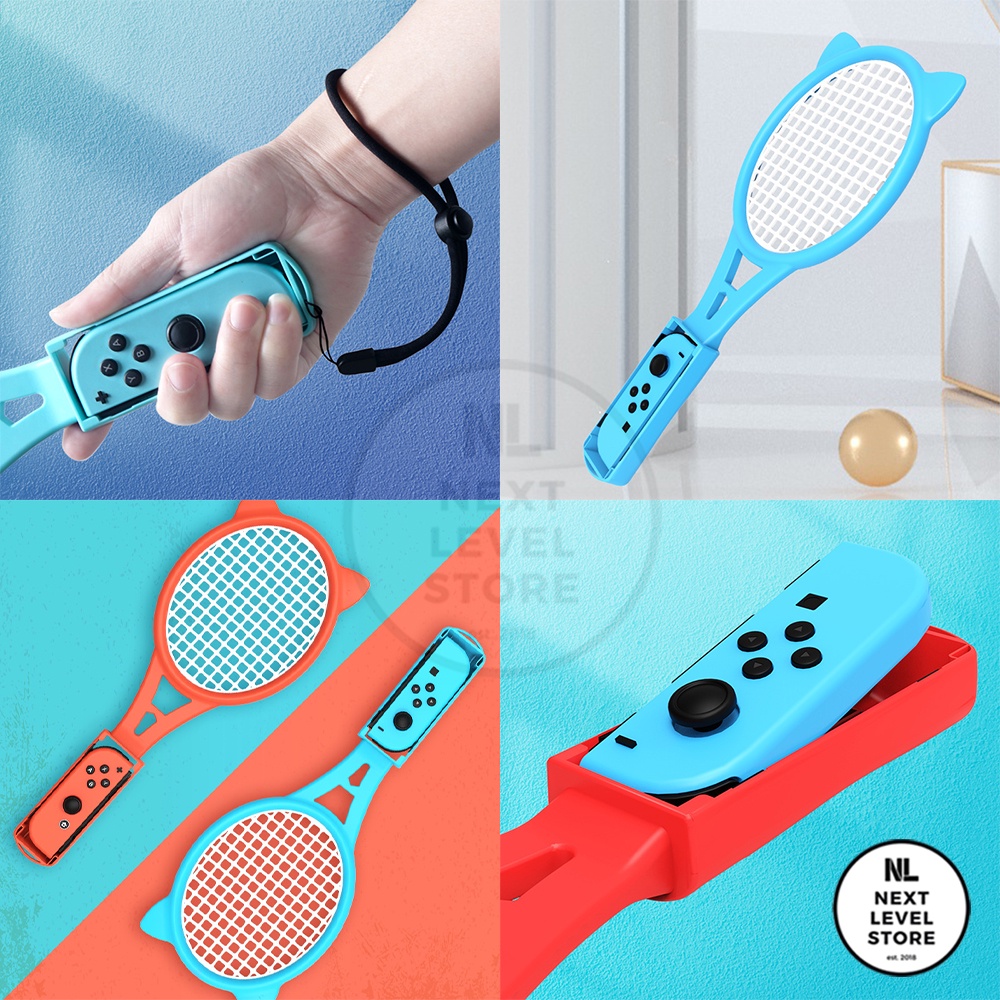 AKITOMO Tennis Racket Grip JoyCon Joy-Con Nintendo Switch OLED V1 V2 - Original