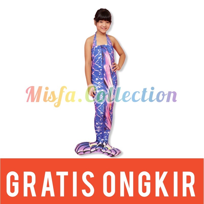 Jual Custom Mermaid Ricis Mermaid Ria Ricis - Pakaian Baju Anak Wanita